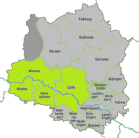 Stadt Celle. Hamb&uuml;hren, Wietze und Winsen (Aller)